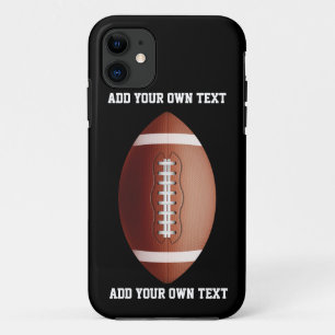 サッカー文字の追加装飾用クッション iPhone 11 ケース