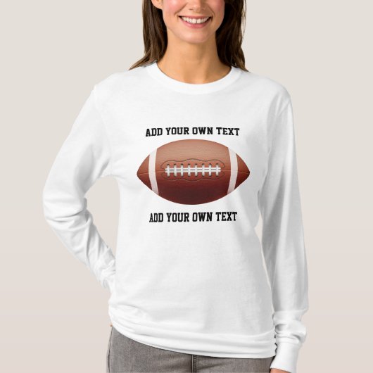 サッカー文字の追加装飾用クッション Tシャツ (正面)