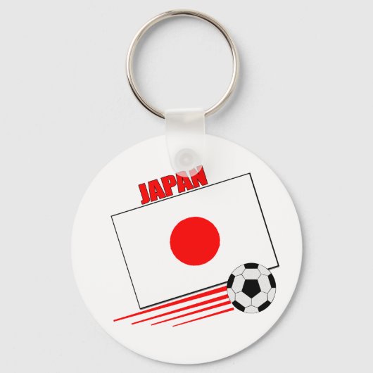 サッカー日本のチーム キーホルダー (正面)