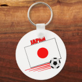 サッカー日本のチーム キーホルダー (正面)