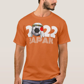 サッカー日本代表サッカーアラブ2022日本の国旗 Tシャツ