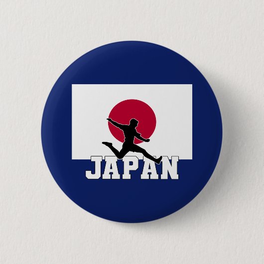 サッカー日本代表 缶バッジ (正面)
