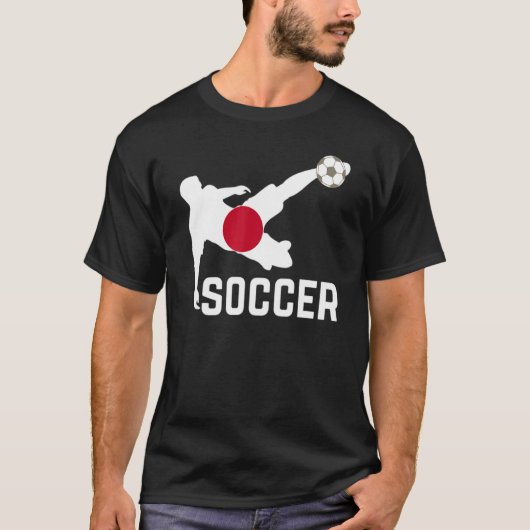 サッカー日本国旗 Tシャツ (正面)