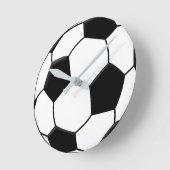 サッカー時計 ラウンド壁時計 (傾斜)