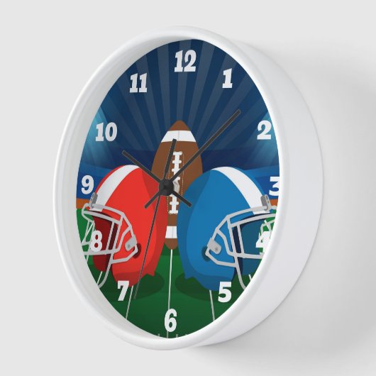 サッカー時計 壁時計 (傾斜)