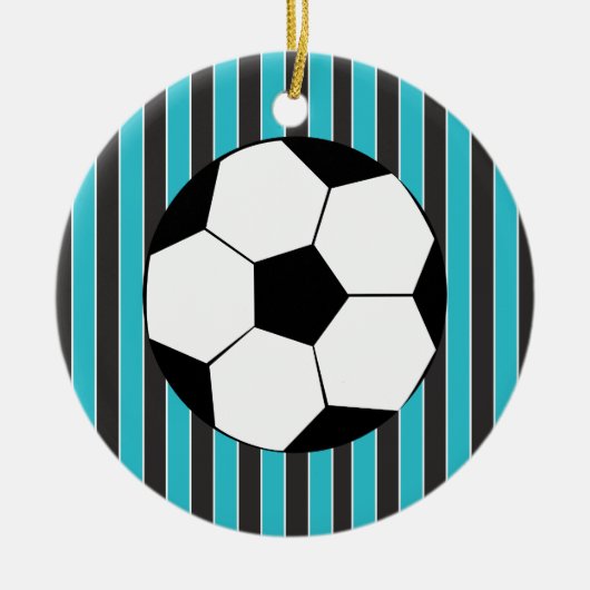 サッカー時間 セラミックオーナメント (正面)