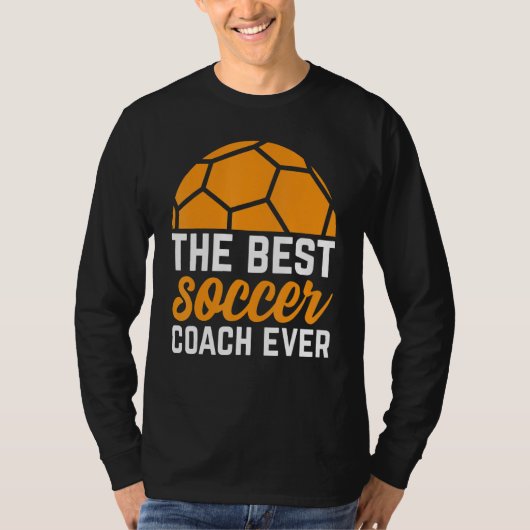 サッカー最高のコーチのサッカー審判サッカー Tシャツ (正面)