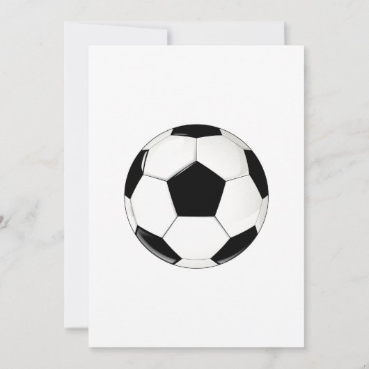 サッカー最高のコーチエバーカスタムの写真ありがとう サンキューカード (裏面)