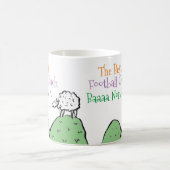 サッカー最高のコーチコーヒーマグ コーヒーマグカップ (中央)