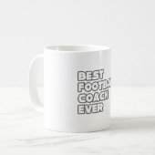 サッカー最高のコーチ史上最高 コーヒーマグカップ (正面左)