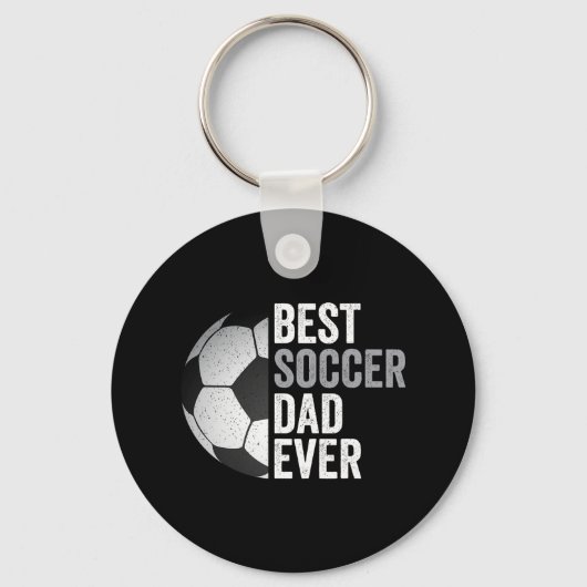 サッカー最高のパパEver Father &#; s Day Soccer キーホルダー (正面)