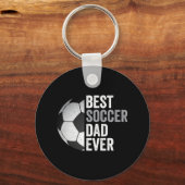 サッカー最高のパパEver Father &#; s Day Soccer キーホルダー (正面)