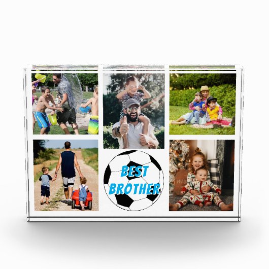 サッカー最高のブラザーフォトブロック フォトブロック (正面)