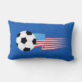 サッカー枕：アメリカ海軍 ランバークッション (裏面)