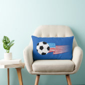 サッカー枕：アメリカ海軍 ランバークッション (椅子)