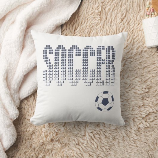 サッカー枕 クッション (ブランケット)