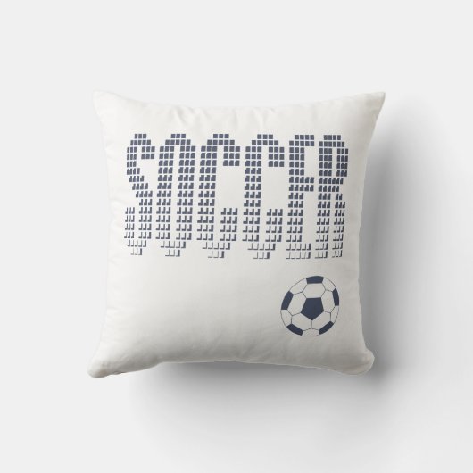 サッカー枕 クッション (裏面)