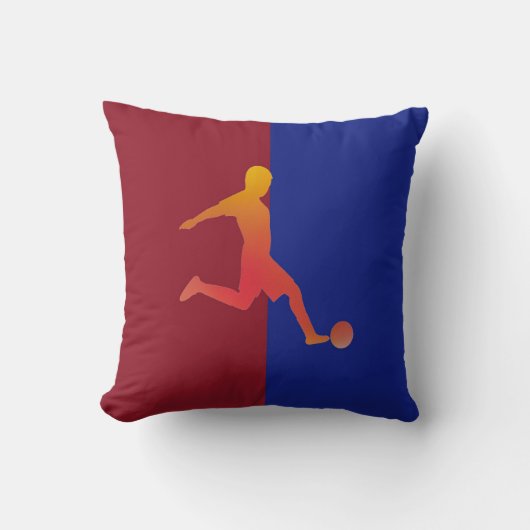 サッカー枕 クッション (正面)