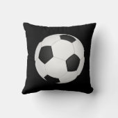 サッカー柄のスローピロー クッション (裏面)
