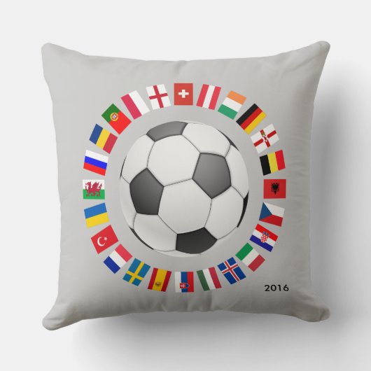 サッカー欧州選手権2016 クッション (裏面)