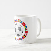 サッカー欧州選手権2016 コーヒーマグカップ (正面右)