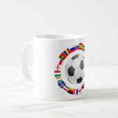 サッカー欧州選手権2016 コーヒーマグカップ (正面左)
