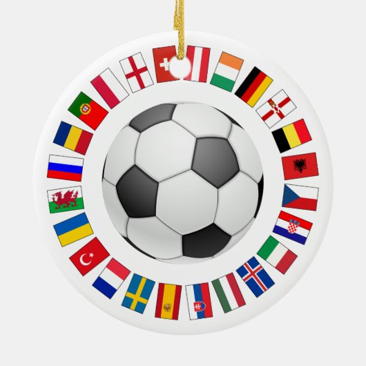 サッカー欧州選手権2016 セラミックオーナメント (裏面)