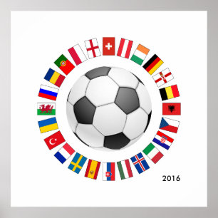 サッカー欧州選手権2016 ポスター