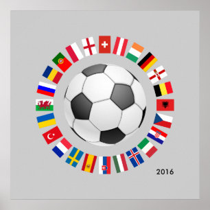 サッカー欧州選手権2016 ポスター