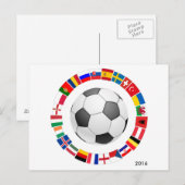 サッカー欧州選手権2016 ポストカード (正面/裏面)
