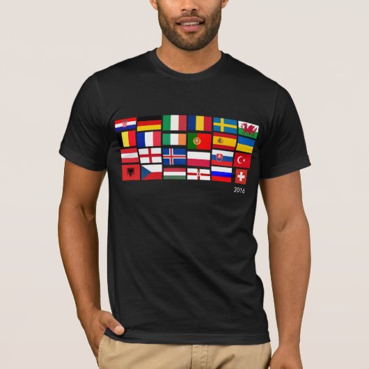 サッカー欧州選手権2016 Tシャツ (正面)