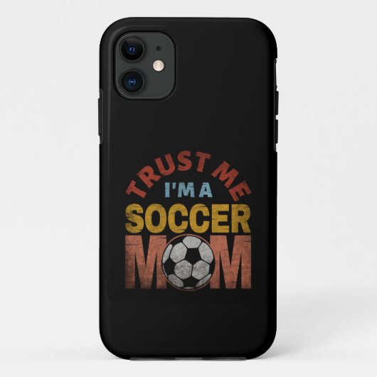 サッカー母ちゃんですから信じてください Case-Mate iPhoneケース (裏面)