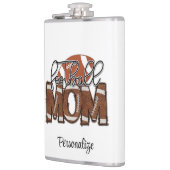 サッカー母スポーツファンチームゲパーソナライズされたーム フラスク (左)