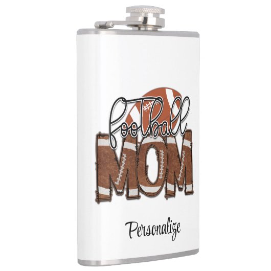 サッカー母スポーツファンチームゲパーソナライズされたーム フラスク (右)