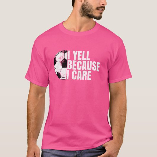 サッカー気にパパのサッカーおもしろいファン Tシャツ (正面)