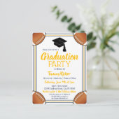 サッカー海軍金ゴールド卒業党 インビテーションポストカード (スタンド正面)