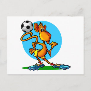 サッカー漫画の猿 ポストカード