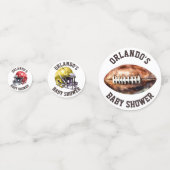 サッカー熱紙吹雪赤ちゃんシャワー散水 コンフェッティ (正面)