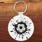 サッカー爆発 キーホルダー (正面)