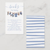 サッカー物干し用ベビーシャワーブックベビー 名刺 (正面/裏面)