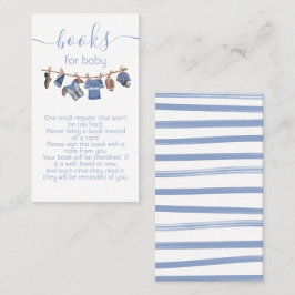 サッカー物干し用ベビーシャワーブックベビー 名刺