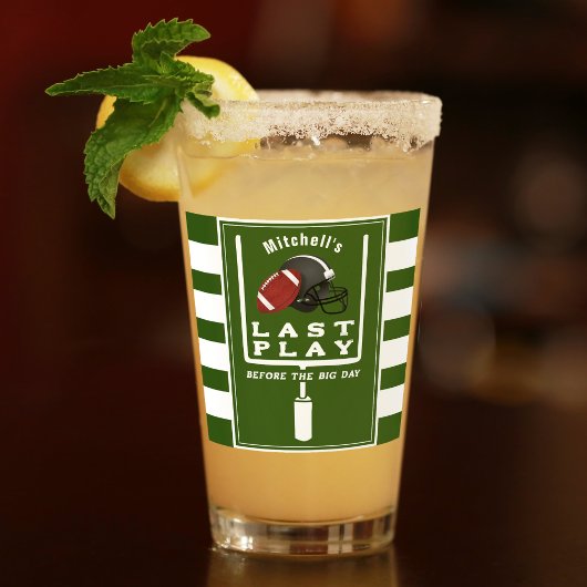 サッカー独身パーティー ラストプレー ビッグデイ前 タンブラーグラス