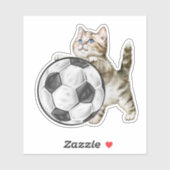 サッカー猫の防水 シール (シート)