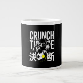 サッカー猫マグカップ - ゲームデイのコーヒーにぴったり ジャンボコーヒーマグカップ