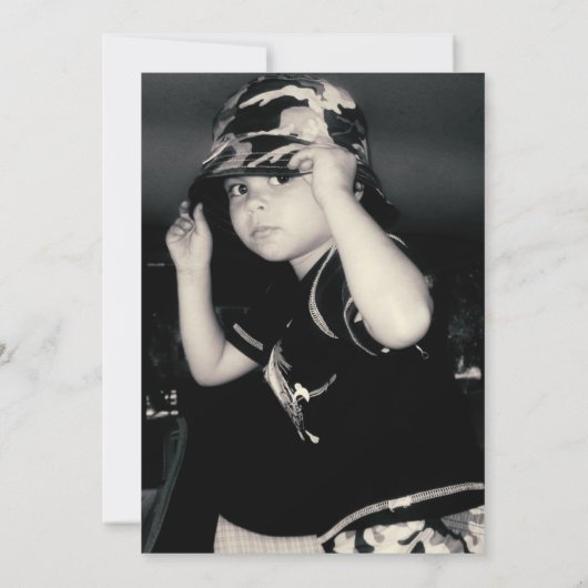 サッカー王金ゴールド王冠の写真1st誕生日 招待状 (裏面)