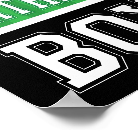 サッカー男子誕生日サインプリント用サイン ポスター (角)