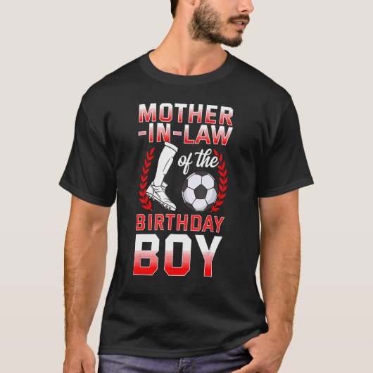 サッカー男子誕生日選手Bdの姑 Tシャツ (正面)