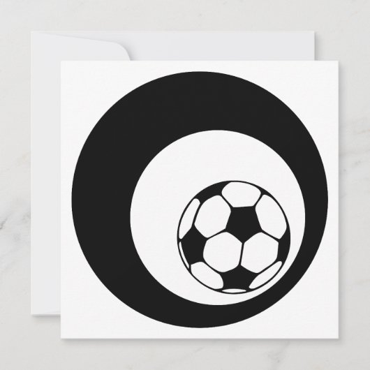 サッカー界 招待状 (正面)