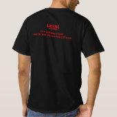 サッカー発祥の地 イングランド サポーターTシャツ ユーモア Tシャツ (裏面)