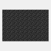 サッカー白黒パーソナライズされた ラッピングペーパーシート (正面3)